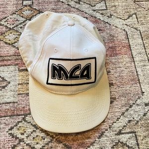 cotton alexander mcqueen men hat white